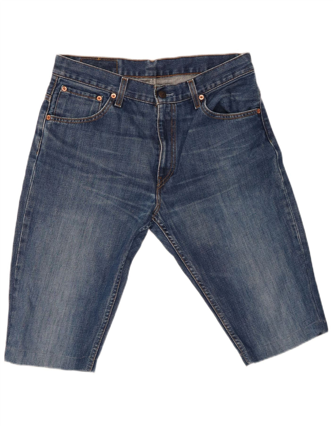 Męskie spodenki jeansowe Levi's 516 W32 Średnioniebieskie bawełniane