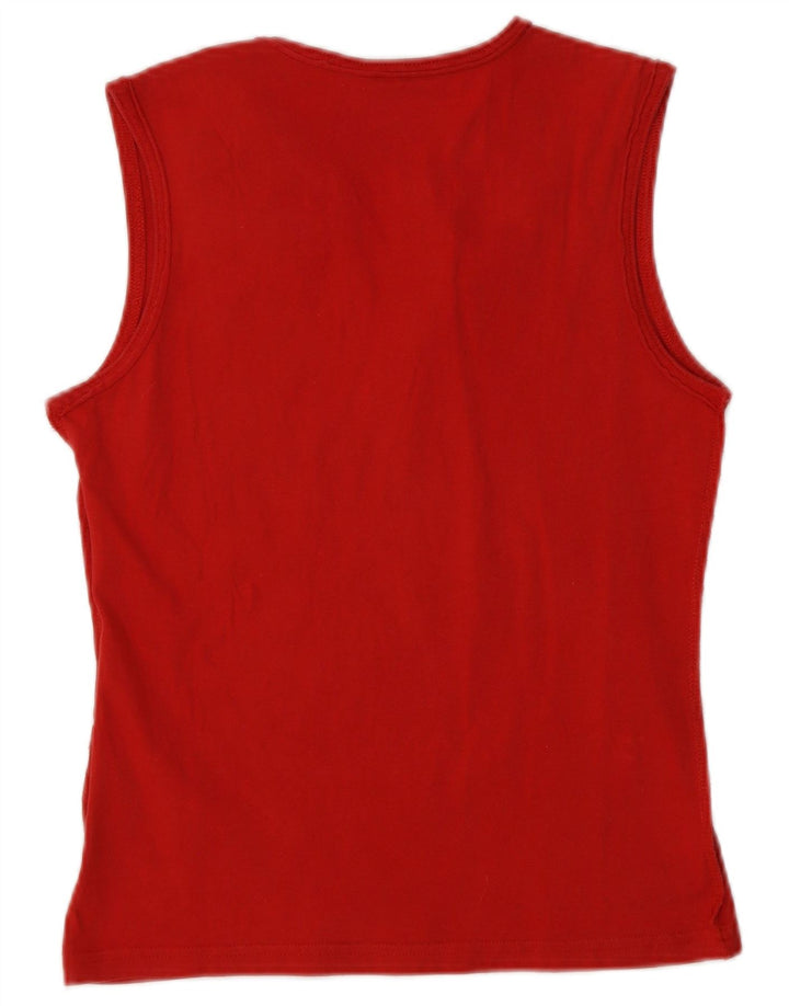 Damska kamizelka z grafiką Puma Top UK 10 Small Red Cotton
