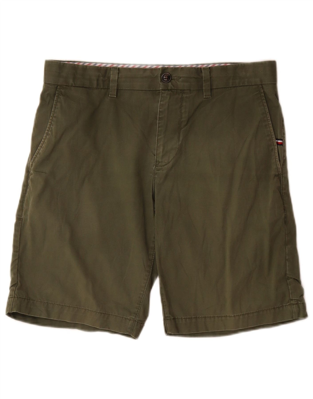 Męskie spodenki chino Tommy Hilfiger W30, średnia bawełna khaki