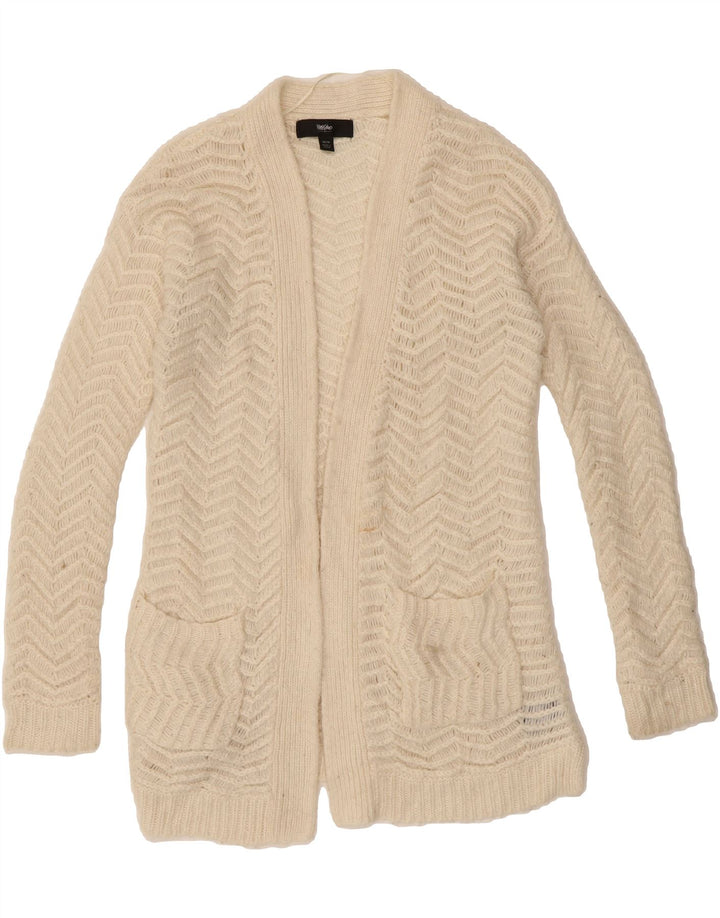 MOSSIMO Womens Open Cardigan Sweater UK 6 XS Off White Vintage Mossimo and Second-Hand Mossimo from Messina Hembry 