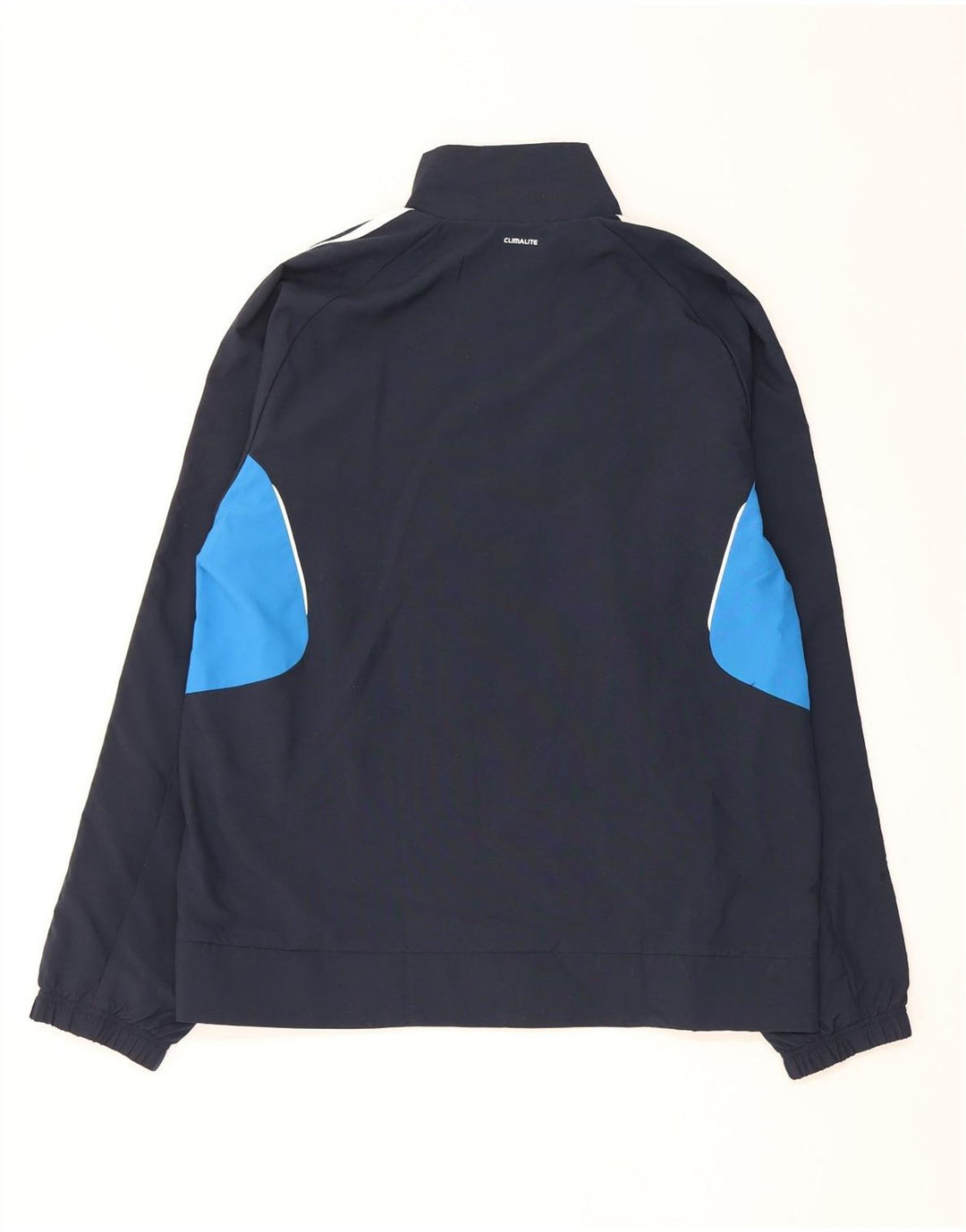 Adidas Męska kurtka dresowa Climalite Top Jacket, duża, granatowa, z blokami kolorów