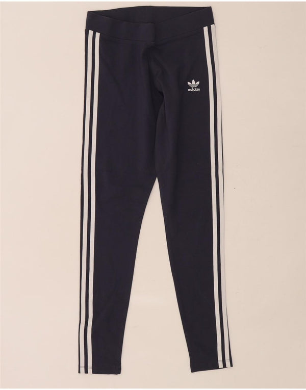 Legginsy Damskie Adidas UK 12 Średni Granatowy