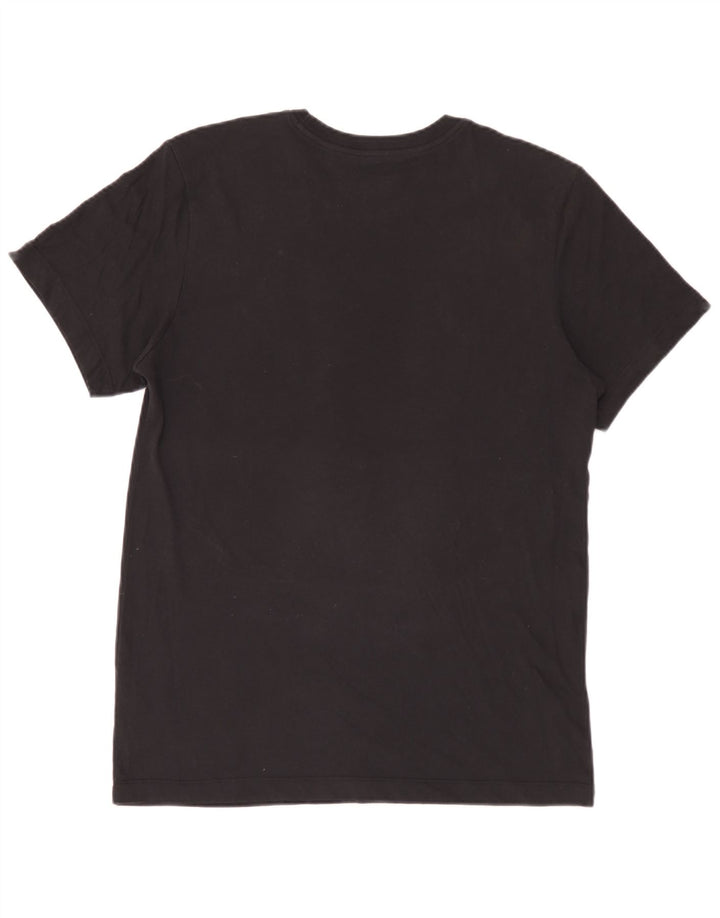 Męski T-shirt Jordan Dri Fit, średni czarny, bawełniany