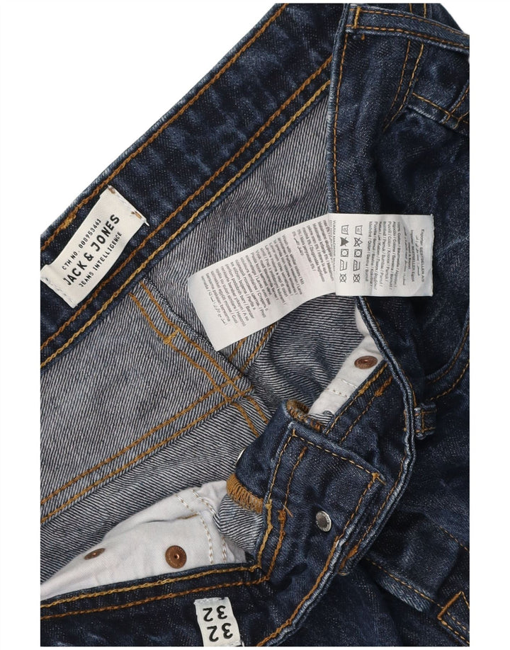 Jeansy męskie Jack & Jones W32 L32 Granatowe, bawełniane