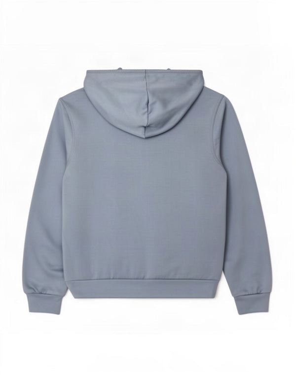 Damski sweter z kapturem i zamkiem błyskawicznym Adidas UK 14 Średni niebieski poliester