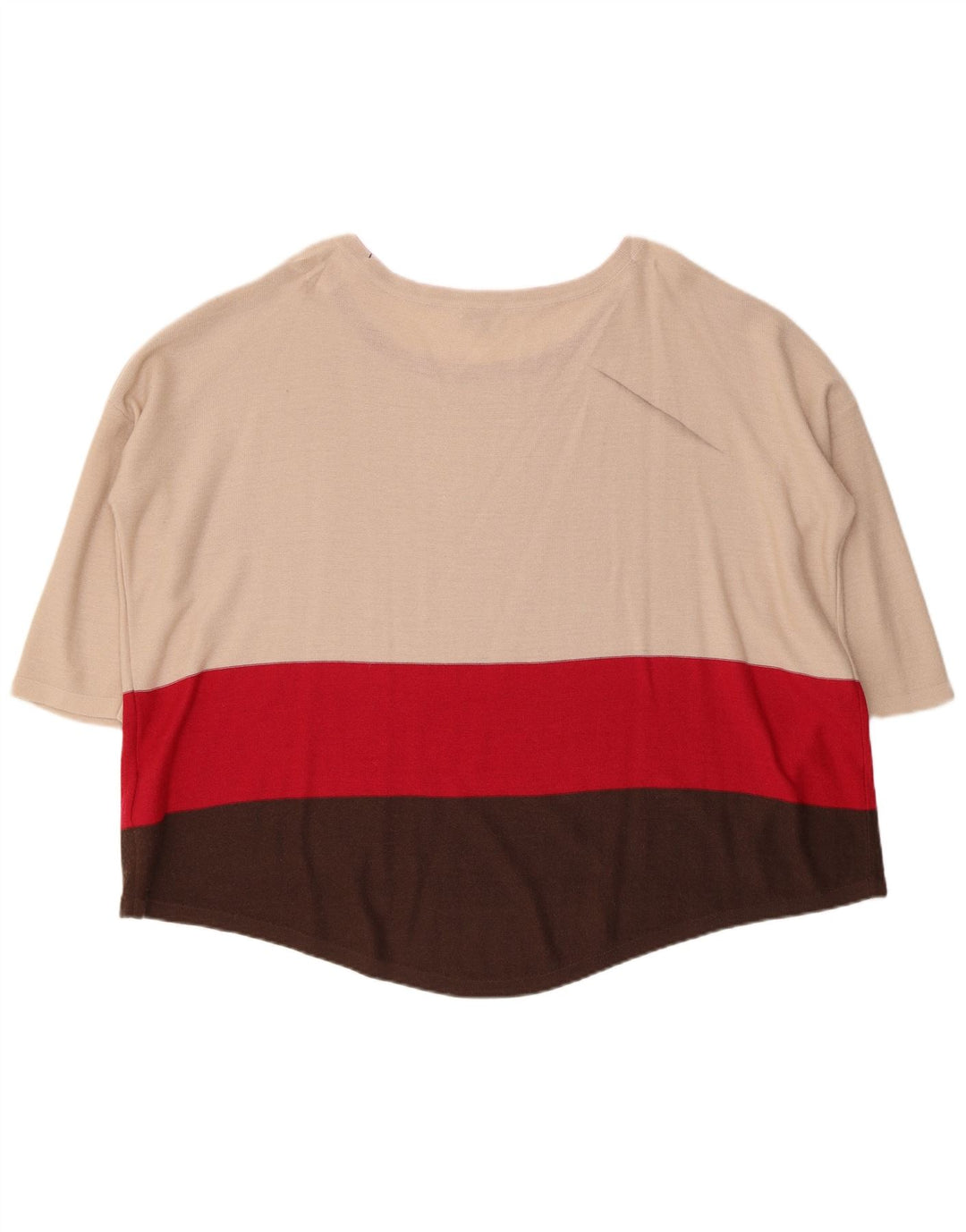 Damski sweter oversize PHASE EIGHT z dekoltem w łódkę, UK 12, średni beż