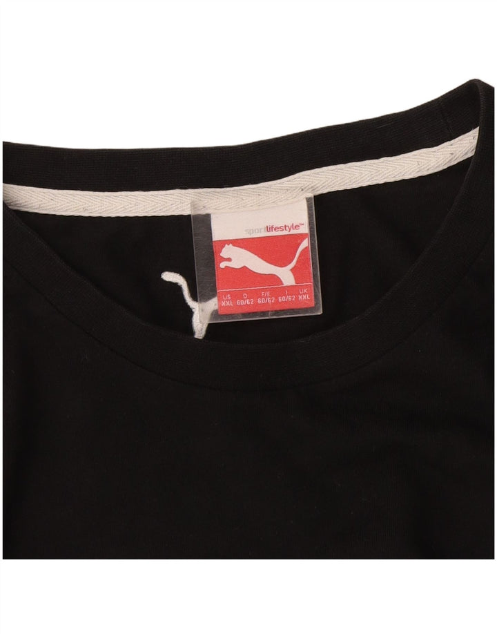Męska koszulka z grafiką Puma Top 2XL w kolorze czarnym