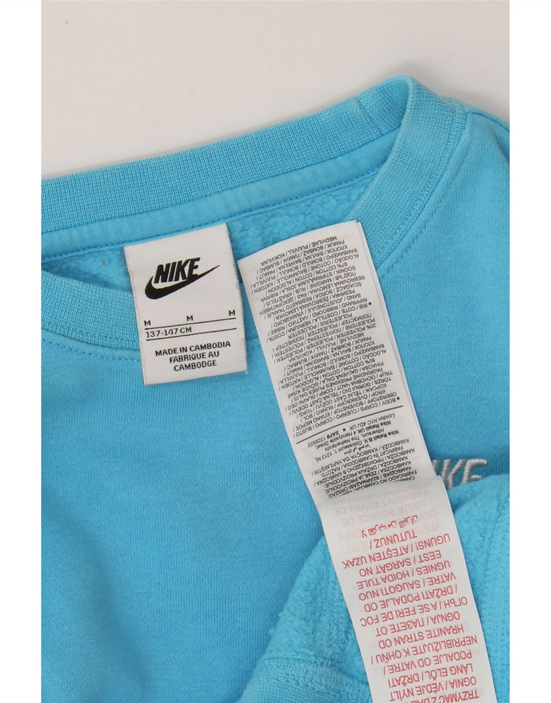 Bluza chłopięca NIKE, 10-11 lat, niebieska, bawełniana