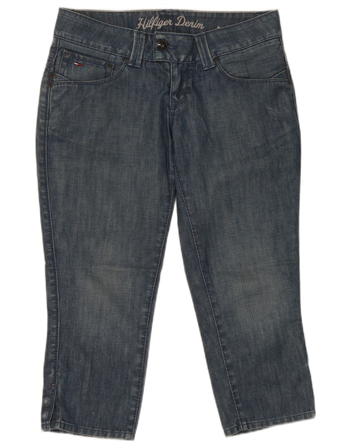 Damskie jeansy Capri Tommy Hilfiger W28 L21 Niebieskie bawełniane