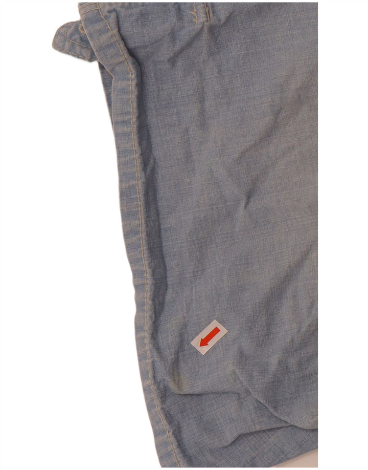 Damskie spodenki jeansowe Calvin Klein W31 Średni niebieski, bawełniany