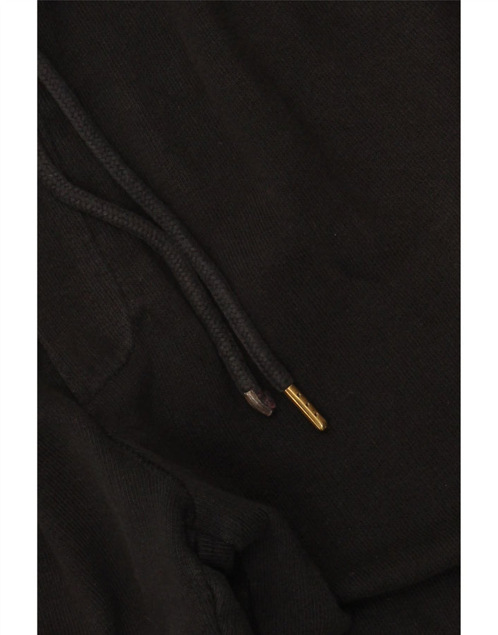 Męskie spodenki sportowe JACK & JONES z grafiką, bawełna w kolorze średniej czerni