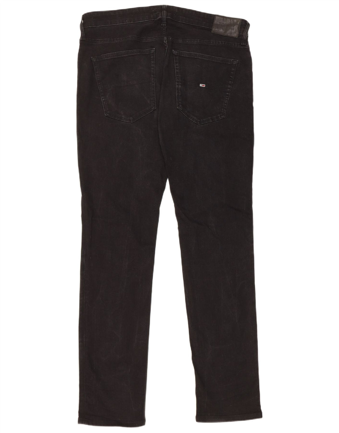 Męskie jeansy slim fit Tommy Hilfiger W38 L34 Czarne bawełniane