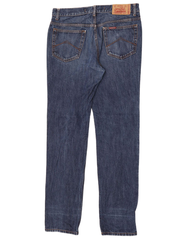 Carrera Mens 700 Regular Straight Jeans IT 50 Large W34 L34 Niebieska bawełna