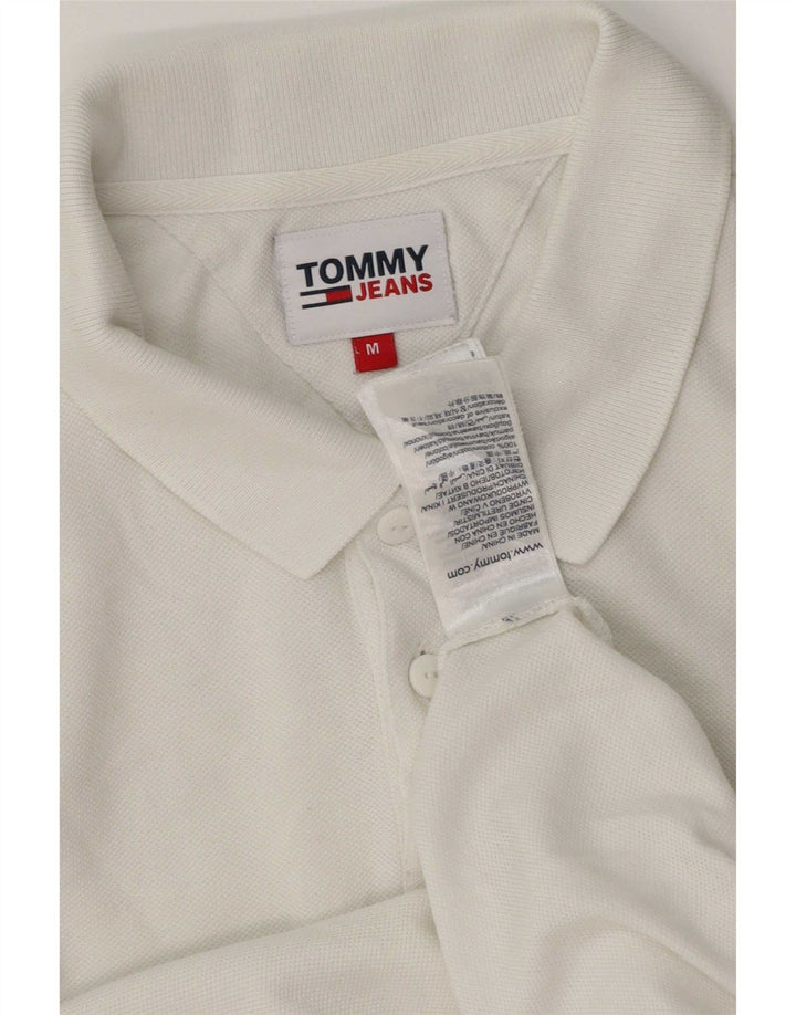 Męska koszulka polo Tommy Hilfiger, średnia biała bawełna