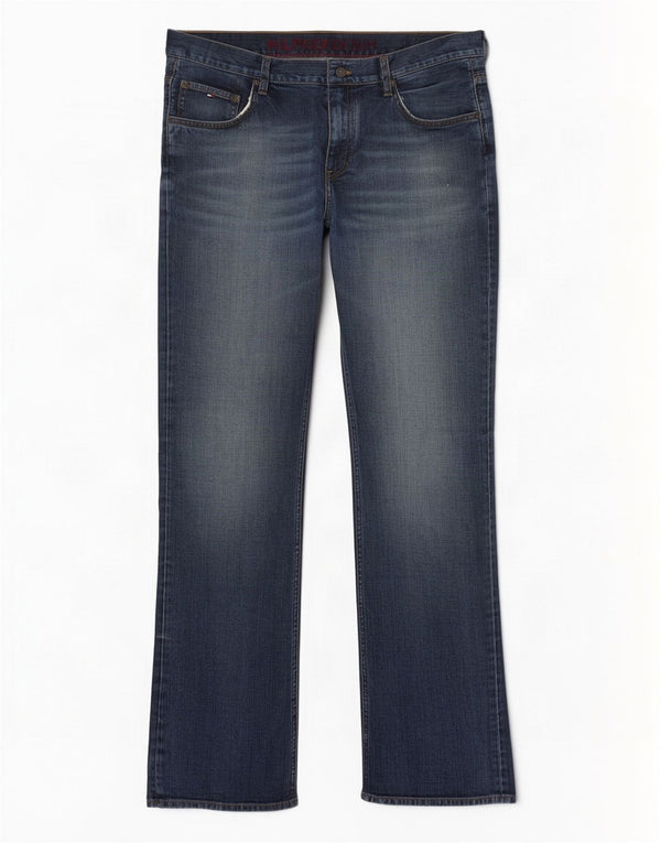 Męskie jeansy Bootcut Tommy Hilfiger W38 L34 Granatowe, bawełniane