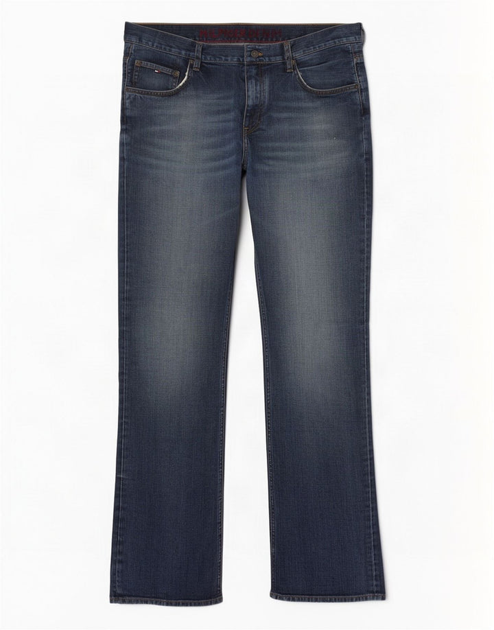 Męskie jeansy Bootcut Tommy Hilfiger W38 L34 Granatowe, bawełniane