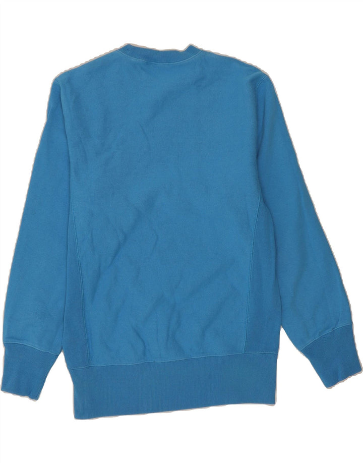 CHAMPION Womens Sweatshirt Jumper UK 14 Medium Blue Cotton Vintage Champion and Second-Hand Champion from Messina Hembry 