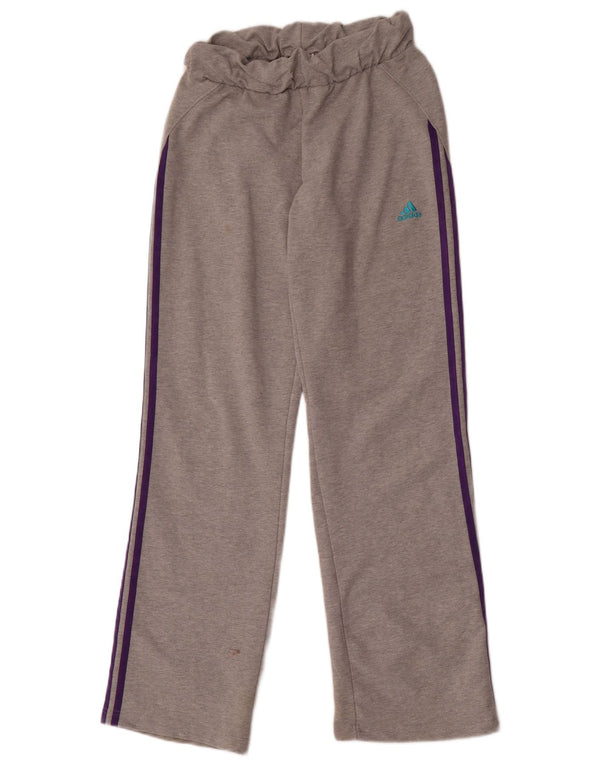 Damskie spodnie dresowe Adidas UK 12 Średnioszare, bawełniane