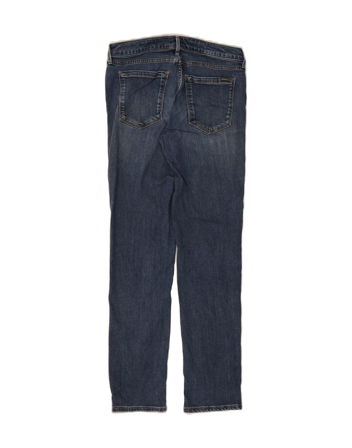 EDDIE BAUER Womens Slim Straight Jeans US 6 Medium W30 L30 Blue Cotton Vintage Eddie Bauer and Second-Hand Eddie Bauer from Messina Hembry 