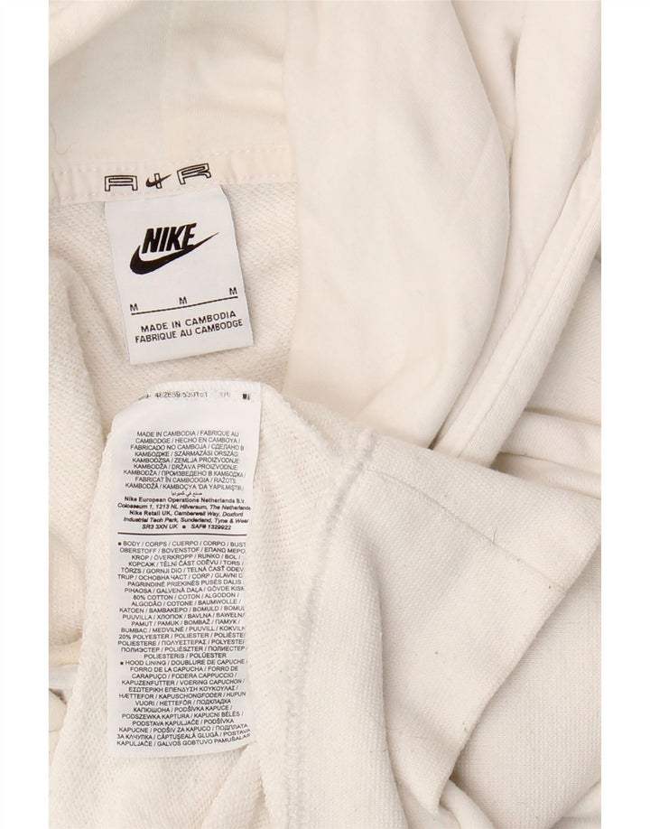 Damska bluza z kapturem NIKE Air Oversize UK 14, średnia, złamana biel, blok kolorów