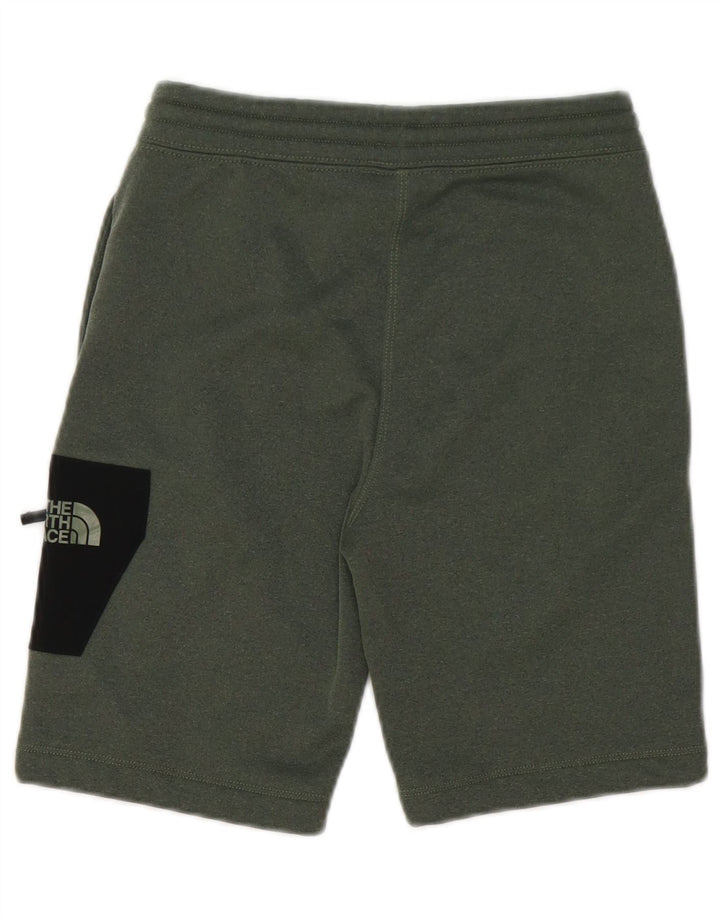 THE NORTH FACE Boys Sport Shorts 9-10 Years Medium Khaki Polyester