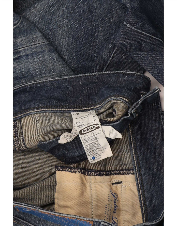 Męskie jeansy slim G-Star W29 L30 Niebieskie bawełniane