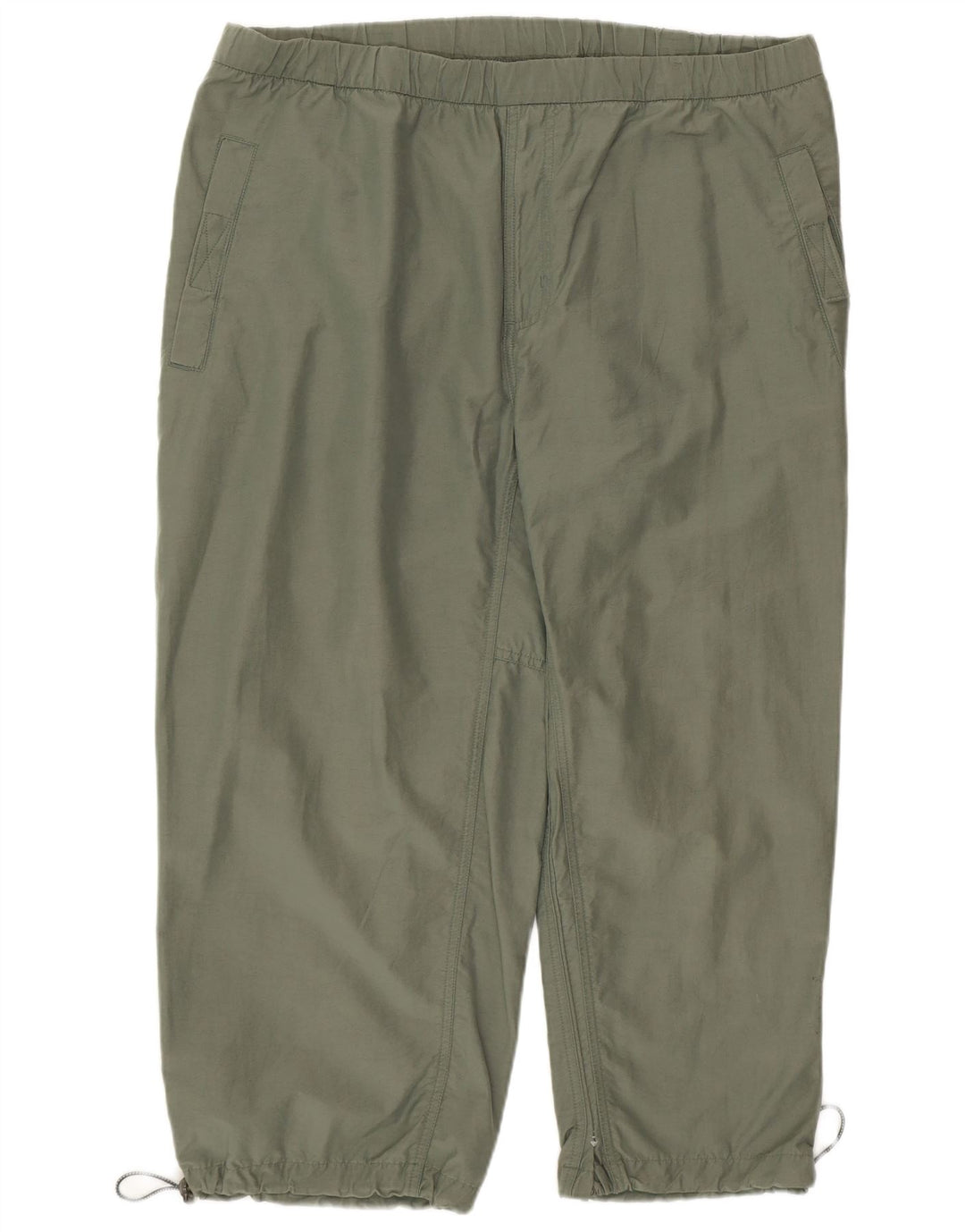 Męskie spodnie dresowe Columbia Capri, duże, bawełniane w kolorze khaki