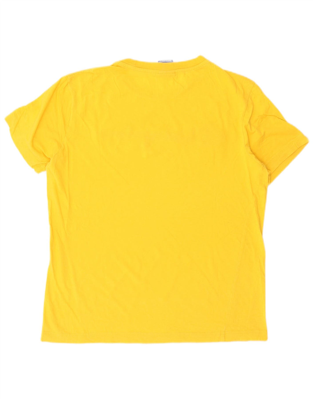 Męski T-shirt Champion z grafiką, średni żółty