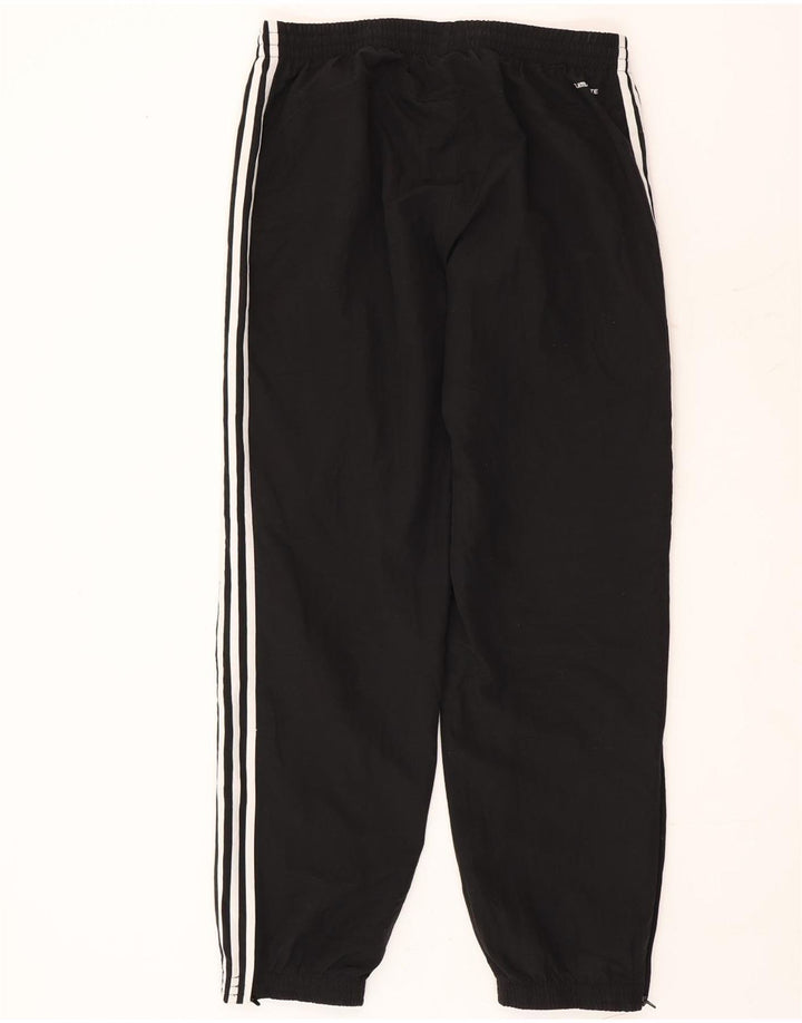 Męskie spodnie dresowe Adidas Climalite, duże, czarne, poliestrowe