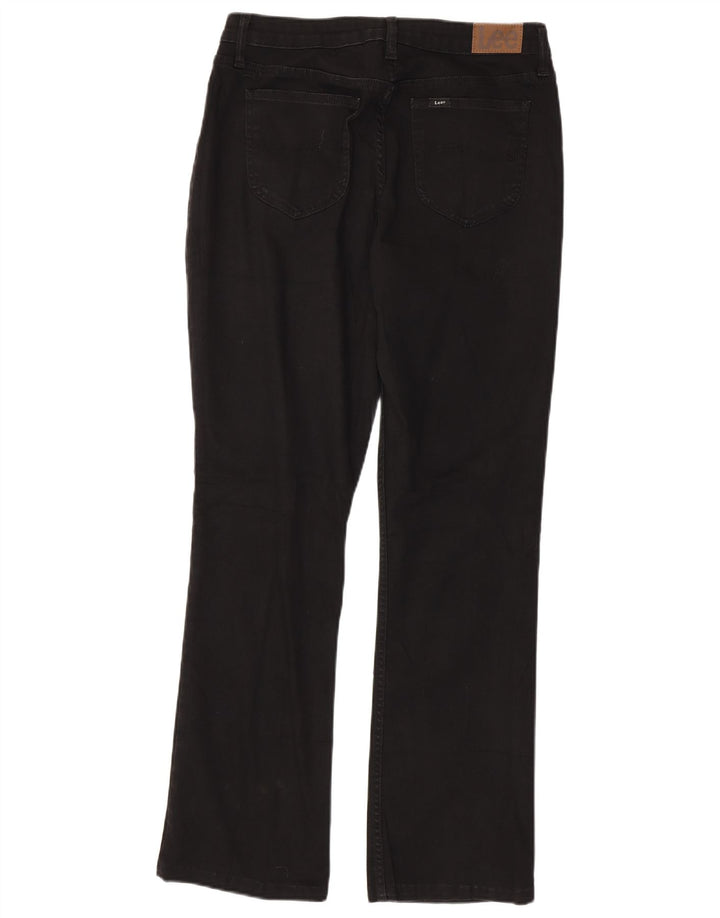 Damskie jeansy Bootcut LEE ze średnim stanem i regularnym krojem W32 L30 czarne