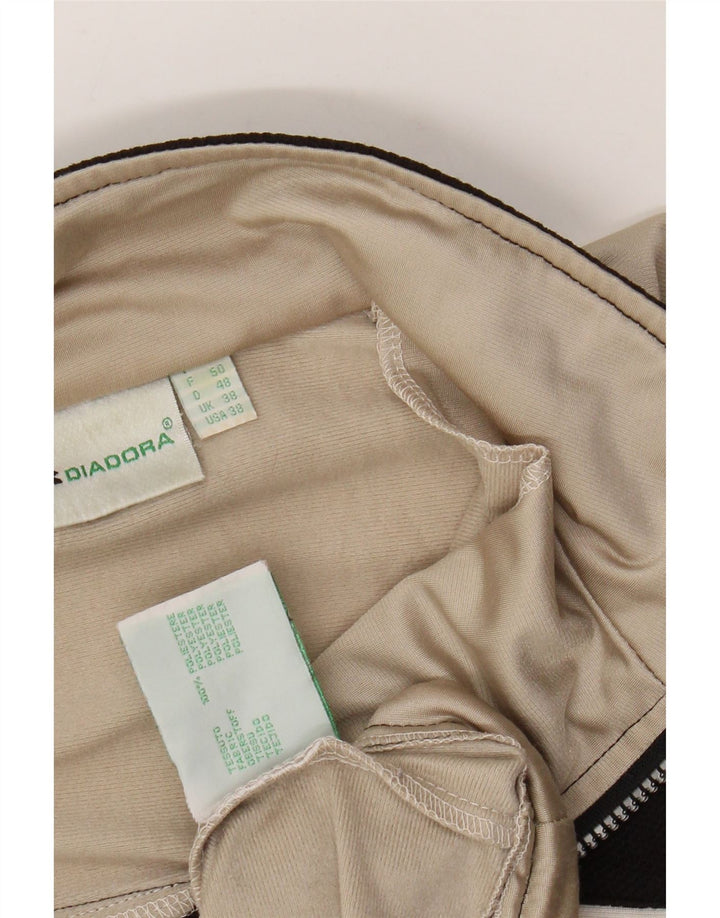 DIADORA Męska kurtka dresowa UK 38, poliester w kolorze średniego beżu