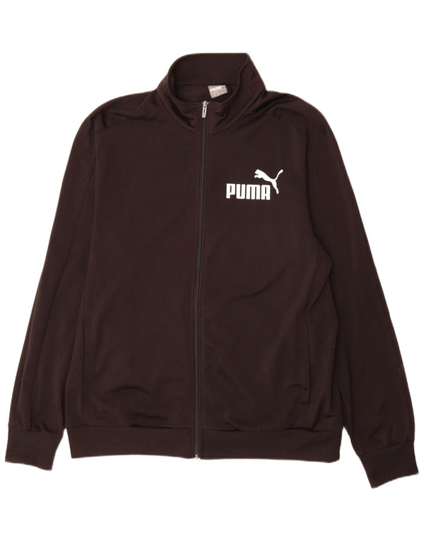 Męska kurtka dresowa Puma XL, czarna, poliester