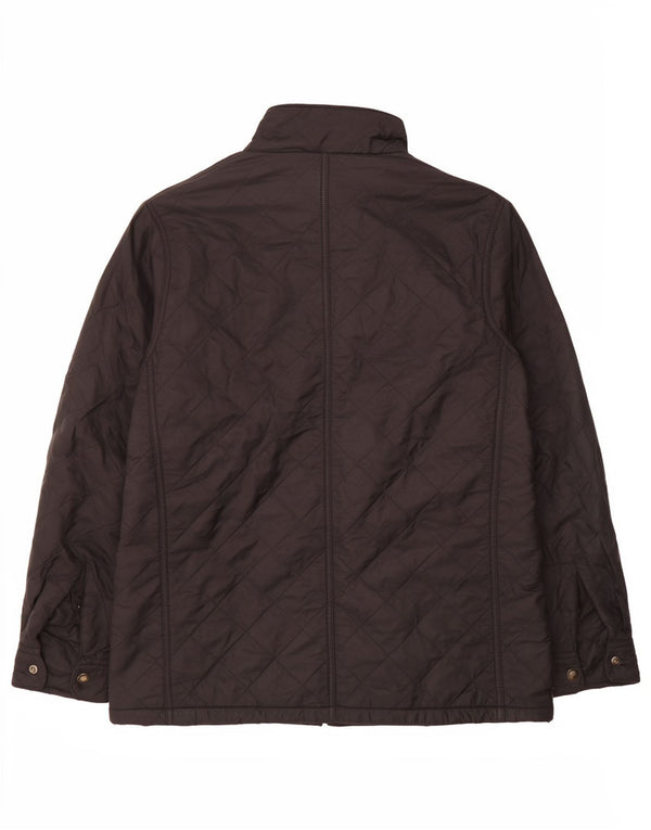 Męska pikowana kurtka Barbour UK 42 XL, czarna, poliamid