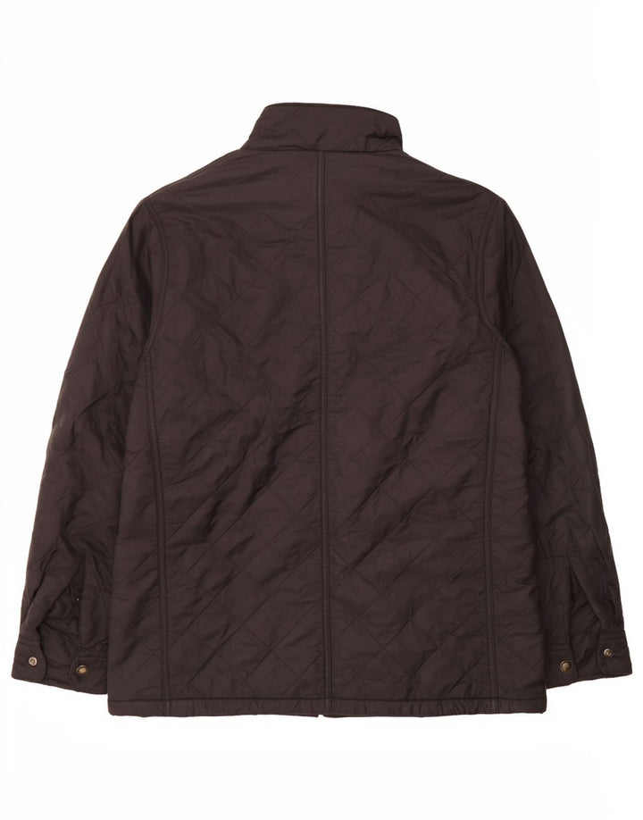 Męska pikowana kurtka Barbour UK 42 XL, czarna, poliamid