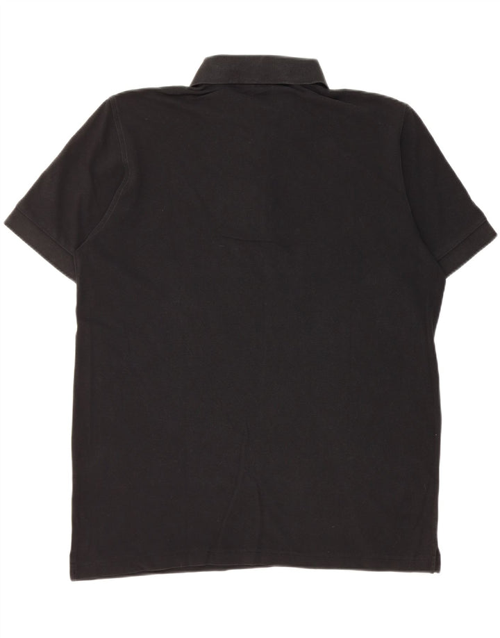 Męska koszulka polo Hugo Boss, duża, czarna, bawełniana