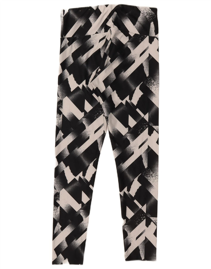 Legginsy damskie Puma UK 12 Średnio czarne geometryczne