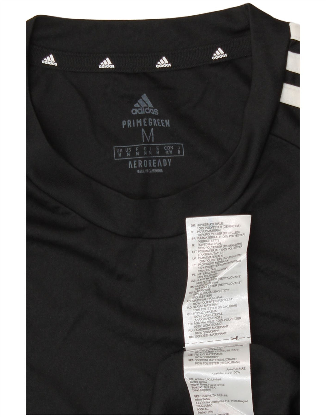 Męska koszulka Adidas Aeroready Top, średni czarny poliester