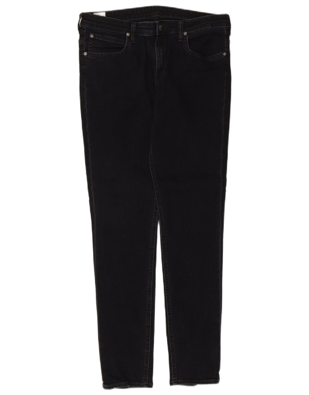 Damskie jeansy Lee Skinny W32 L30, czarne, bawełniane