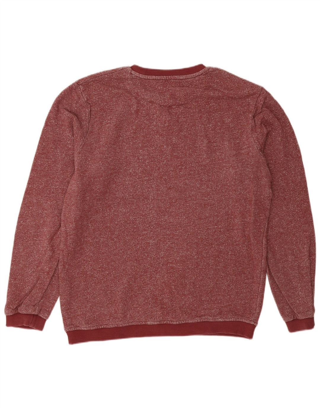 Męska bluza z grafiką Jack & Jones, średnia, bordowa, nakrapiana bawełna