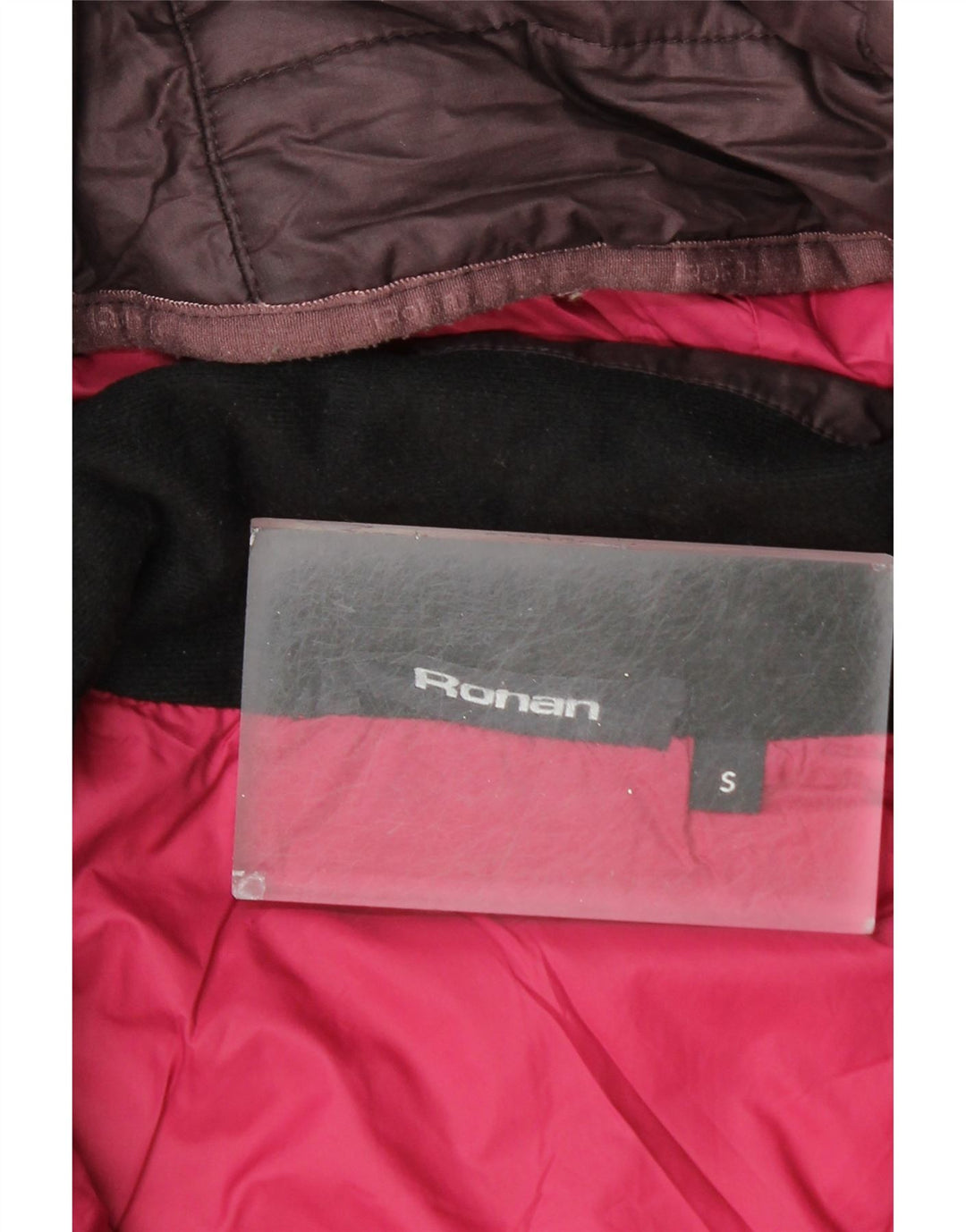 Damski ocieplany płaszcz z kapturem ROHAN UK 10, mały, fioletowy poliester