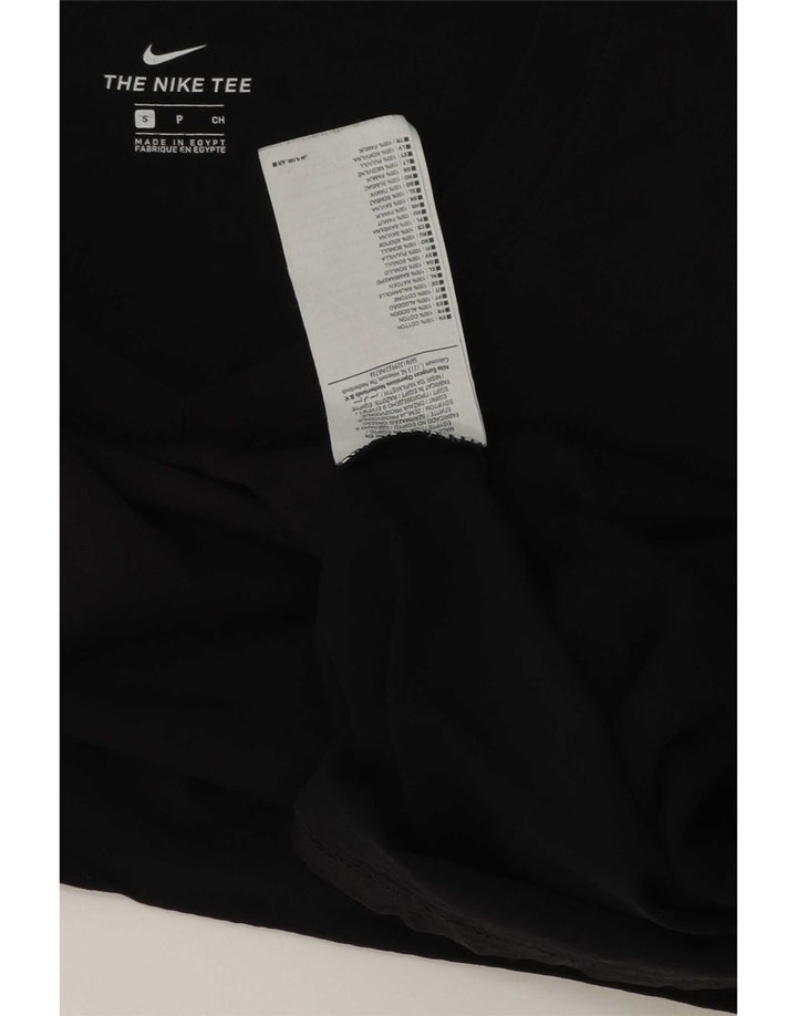 T-shirt damski Nike Top UK 10, mały, czarny, bawełniany