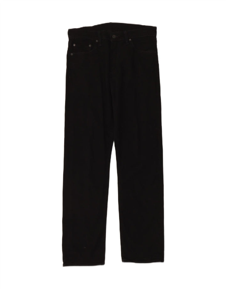 Męskie jeansy LEVI'S 540 o swobodnym kroju W31 L32, czarna bawełna