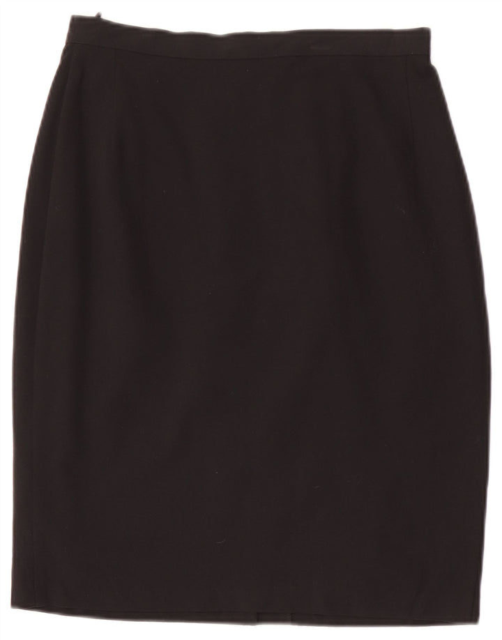 Marks & Spencer Damska spódnica ołówkowa UK 12 Medium W28 Czarny poliester