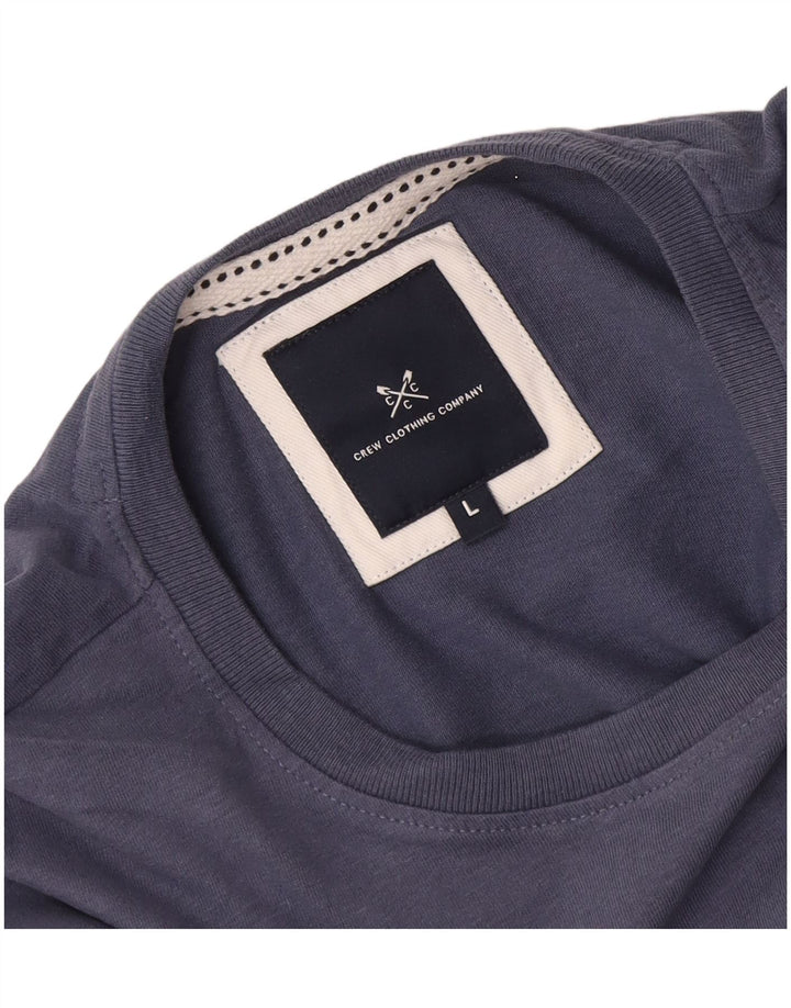 Crew Clothing Męski T-shirt Top, duży, niebieski