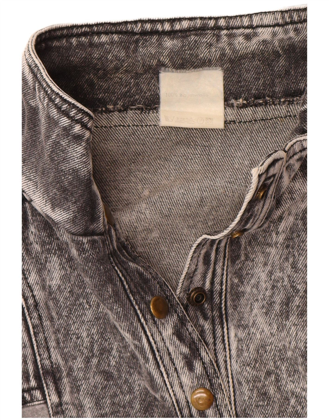 Damska kurtka dżinsowa VINTAGE UK 20 2XL Szara bawełna