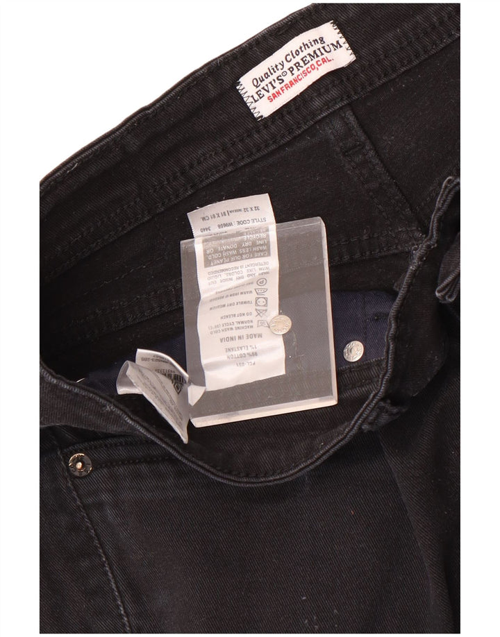 Męskie jeansy Levi's Bootcut W32 L29 Czarna bawełna