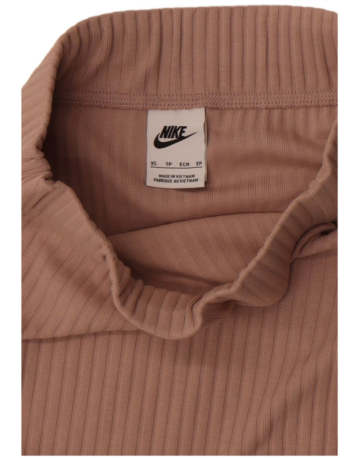 Damska spódnica midi Nike XS W26 beżowa