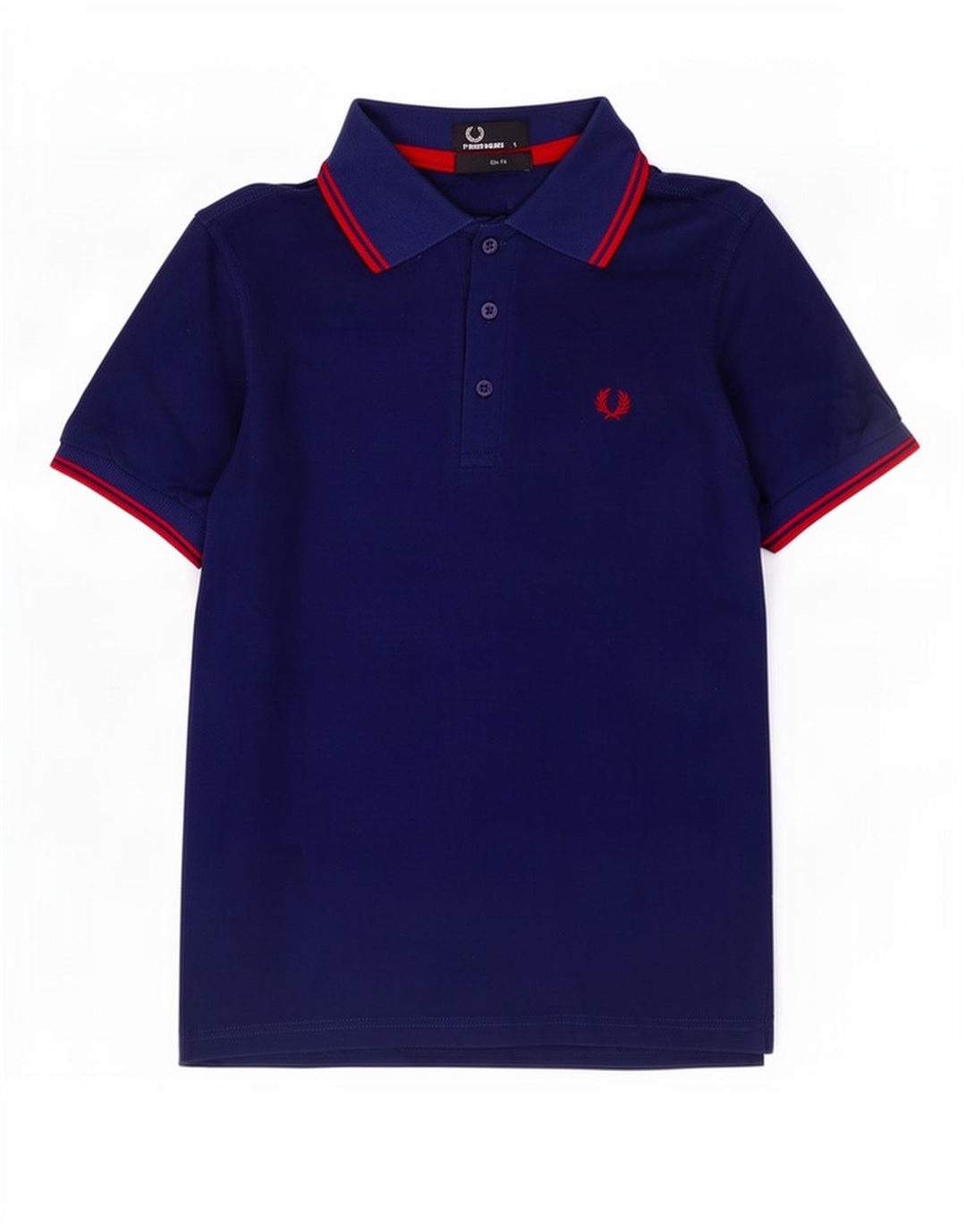 Męska koszulka polo Fred Perry Slim Fit, mała, granatowa, bawełniana