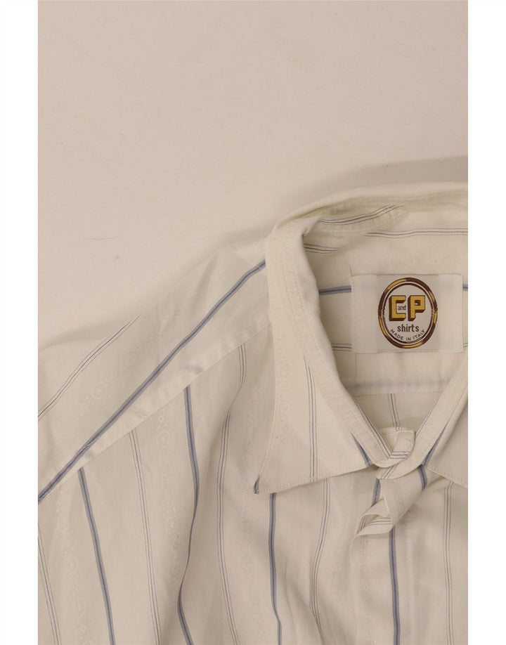 Koszula męska VINTAGE w duże białe paski