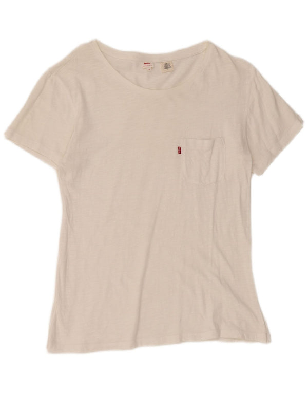 Damska koszulka Levi's Top UK 14 Medium White Flecked
